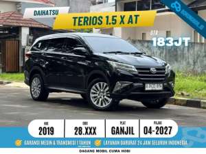 Jual bekas Daihatsu Terios 1.5 x at 2019 Hitam 2020 avanza xpander,lokasi di Tangerang Kab.