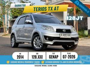 Jual bekas Daihatsu Terios TX AT 2014 SilverRush Avanza Xenia,lokasi di Tangerang Kota