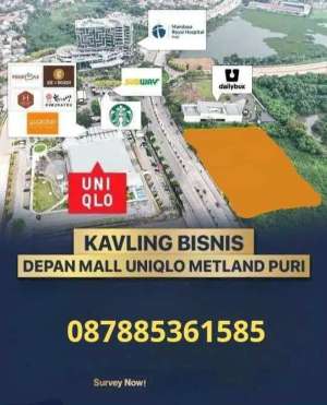 Dijual Kavling Komersial Metland Cyber Puri Jln. Metland, Tangerang lokasi di Tangerang Kota, tersedia melalui melalui situs Olx
