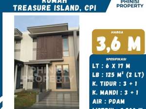 DIJUAL RUMAH MURAH DI TREASURE ISLAND CPI BERADA DI KAWASAN IKONIK KOTA MAKASSAR lokasi di Makassar Kota, tersedia melalui melalui situs Olx