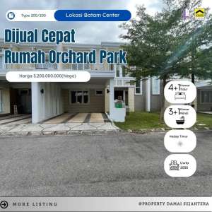 Dijual Rumah Orchard Park Cluster Persea lokasi di Batam Kota, tersedia melalui melalui situs Olx