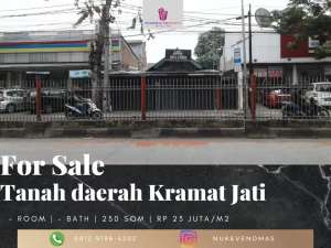 Dijual Tanah daerah Kramat Jati Jakarta Timur lokasi di Jakarta Timur, tersedia melalui melalui situs Olx
