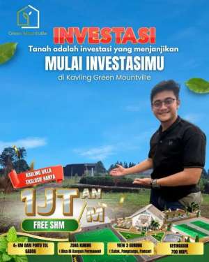 Dijual tanah Kavling di Megamendung Puncak Bogor lokasi di Bogor Kab., tersedia melalui melalui situs Olx