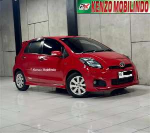 Jual bekas Dp 10jt Yaris 1,5 TRD AT 20122013 merah,km 113rb super istimewah,lokasi di  