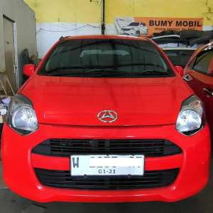 Jual bekas DP 13Jt AYLA M 2016 Merah Manual Istimewah,lokasi di Surabaya Kota