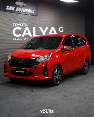 Jual bekas DP 25JT Calya 1.2 G AT 2021,lokasi di  