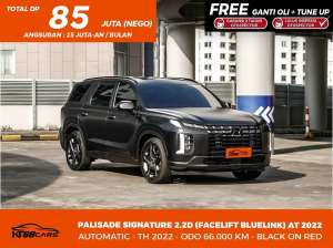 Jual bekas Dp 85jt Bergaransi HYUNDAI PALISADE SIGNATURE 2.2D AT 4x2 2022,lokasi di Jakarta Selatan