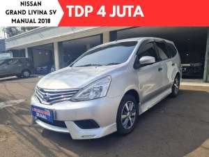 Jual bekas DP MURAH Nissan Grand Livina SV MANUAL 2018,lokasi di  