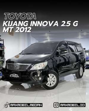 Jual bekas DPTOYOTA INNOVA 2.5 G MT 2012 pemakaian 2013,lokasi di  