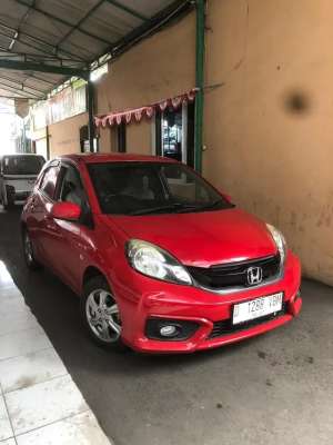 Jual bekas dp9jt Honda Brio Satya 1.2 E CVT 2017 AT MATIC 2018 g rs manual agya,lokasi di  