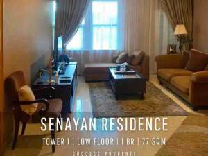 For Rent Senayan Residence 1BR Low Floor Fully Furnished Move-in Ready lokasi di Jakarta Selatan, tersedia melalui melalui situs Olx
