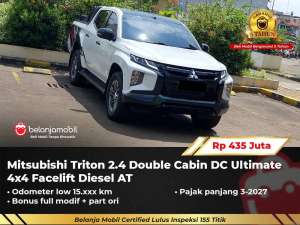 Jual bekas FULL MODIF Mitsubishi Triton 2.4 Double Cabin Ultimate 4x4 20232024,lokasi di Tangerang Kota