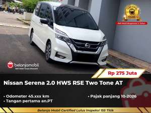 Jual bekas GARANSI 5THNissan Serena 2.0 HWS RSE Two Tone 20232024,lokasi di Jakarta Barat