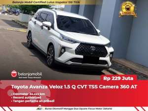 Jual bekas GARANSI 5THToyota Avanza Veloz 1.5 Q CVT TSS AT 20232024,lokasi di  