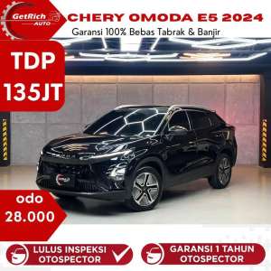 Jual bekas Hitam 6100 KWh Chery Omoda E5 Ev Listrik 2024,lokasi di Jakarta Selatan