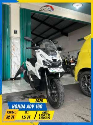 Jual bekas HONDA ADV 160 2025 PLAT AE NEGO MASZEHH HIKMAH MOTOR KEPUH MALANG,lokasi di  