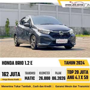 Jual bekas Honda Brio E AT th 2024 istana jaya motor,lokasi di Jakarta Selatan