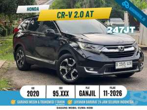 Jual bekas Honda CRV 2.0 AT 2020 Hitam,lokasi di  