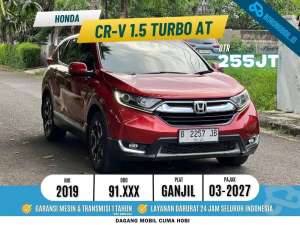 HONDA CRV TURBO 1.5 NON PRESTIGE AT 2019 MERAH ISTIMEWA SIAP PAKAI lokasi di  , tersedia melalui melalui situs Olx