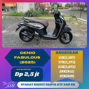 Jual bekas HONDA GENIO FABULOUS 2025 CASHKREDIT,lokasi di Jakarta Barat