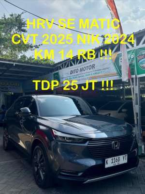 Jual bekas HRV SE Matic CVT 2025 NIK 2024,lokasi di  