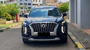 Jual bekas Hyundai Palisade 2.2 Signature Diesel Panoramic AT Black On White 2021,lokasi di Jakarta Timur