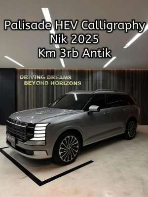Jual bekas Hyundai Palisade Hybrid Calligraphy 2026 Abu2 Km3rb B148YOS Nik 2025,lokasi di Jakarta Pusat
