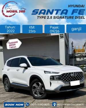 Jual bekas Hyundai Santa Fe 2.5 signature disel tahun 2022,lokasi di  