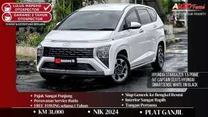 Hyundai Stargazer 1.5 Prime IVT Captain Seats Hyundai SmartSense White lokasi di  , tersedia melalui melalui situs Olx
