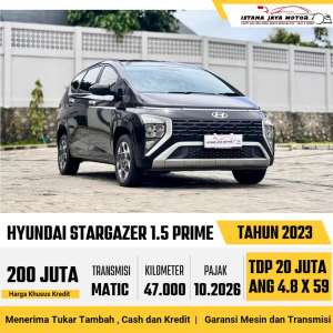Jual bekas HYUNDAI STARGAZER 1.5 X PRIME IVT 2023,lokasi di  