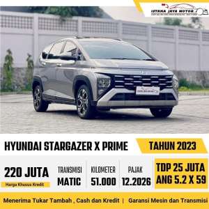 Jual bekas Hyundai Stargazer X Prime IVT 2023 Abu,lokasi di  