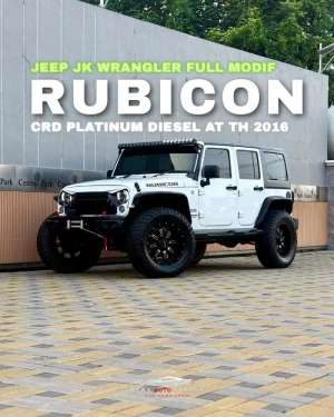 JEEP WRANGLER RUBICON CRD DIESEL MATIC 2016 PUTIH FULL MODIF lokasi di  , tersedia melalui melalui situs Olx
