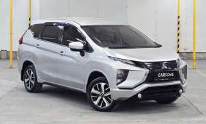 Jual bekas JUAL Mitsubishi Xpander Exceed AT 2019 Silver kilometer 72rb,lokasi di Jawa Barat
