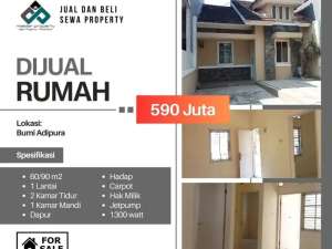 Jual rumah 500 jutaan di Cluster Bumi Adipura Gedebage Kota Bandung lokasi di Bandung Kota, tersedia melalui melalui situs Olx