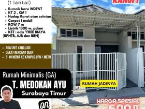 Jual rumah surabaya, rumah medokan, rumah minimalis 1 lt, rumah murah lokasi di Surabaya Kota, tersedia melalui melalui situs Olx