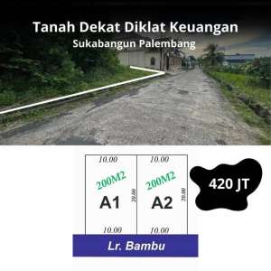 jual tanah kavling palembang lokasi di Palembang Kota, tersedia melalui melalui situs Olx