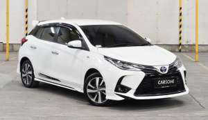 Jual bekas JUAL Toyota Yaris 1.5 GR Sport AT 2021 Putih Garansi 1 Tahun Mesin, Transmisi, AC,lokasi di Jawa Barat