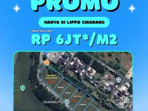 Kavling Komersial Eksklusif Hadap DanauAkses Utama Lippo Cikarang lokasi di Bekasi Kab., tersedia melalui melalui situs Olx