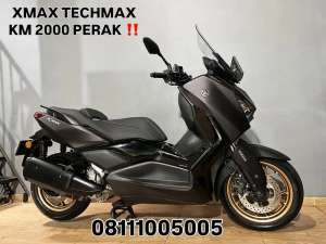 Jual bekas KM 2000 PERAK YAMAHA XMAX TECHMAX 250 ABS TH 2024 SUPER KAYA BARU,lokasi di Jakarta Selatan