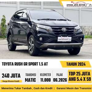 Jual bekas KM 27RB Toyota Rush GR Sport 1.5 Automatic 2023,lokasi di Jakarta Selatan