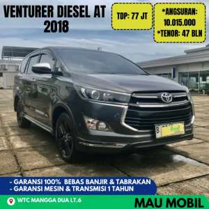 Jual bekas KM 50rb, Venturer Diesel At 20192018 Abu Metalik,lokasi di  