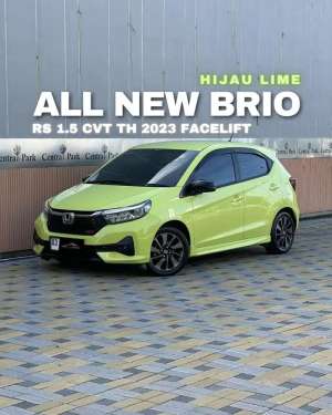 Jual bekas KM 7 RB PERAK ALL NEW BRIO RS MATIC 2023 HIJAU LIME NEW MODEL,lokasi di Semarang Kota