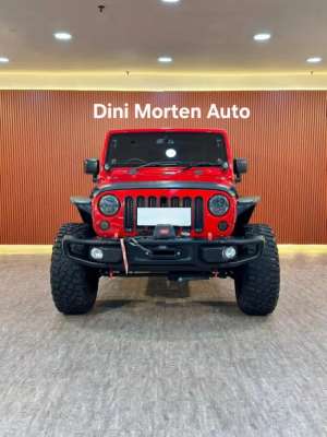 Jual bekas KM 78rb Jeep Wrangler JK Sport 3.6 2 DoorAt 2014,lokasi di Jakarta Timur