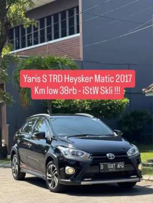Jual bekas KM low 38rb - Yaris Heykers Matic 2017 pk an 2018 istw skli,lokasi di  
