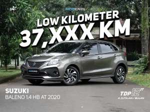 Jual bekas KM LOW BALENO HB AT 2020 GREY SUZUKI AUTOMATIC HATCHBACK,lokasi di Depok Kota