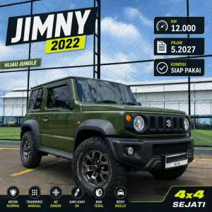 Jual bekas KM10.000 SUZUKI JIMNY 1.5 3D 20222023,lokasi di Jakarta Timur