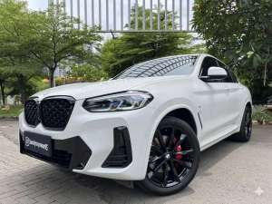 Jual bekas KM.16.000 BMW X4 M M-SPORT 20242023 X 4 WHITE ON BLACK TDP125JT RARE,lokasi di Jakarta Utara