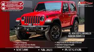 Jual bekas KM7RB Jeep JL Wrangler Rubicon 2Doors 2.0 NIK 2023 Firecracker Red,lokasi di Jakarta Selatan