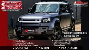 Jual bekas Land Rover Defender 110 P300 SE 2.0L 4x4 NIK 2021 Indus Silver Metalli,lokasi di  