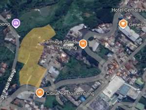 LELANG Kavling LuasStrategis Jalan Raya Lembang Gudangkahuripan, Lembang lokasi di Bandung Barat Kab., tersedia melalui melalui situs Olx